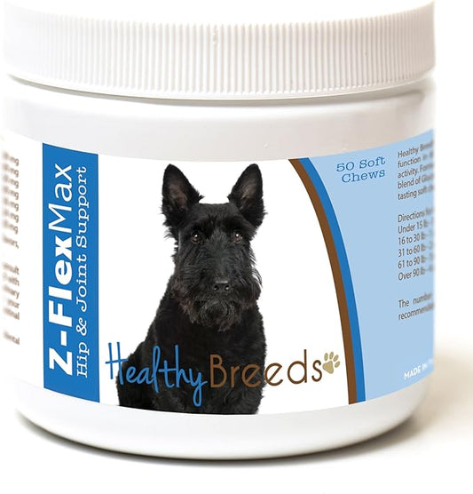 Healthy Breeds Scottish Terrier Z-Flex Max Hip and Joint Soft Chews 50 Count