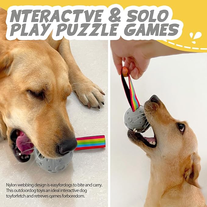 Dog toys,Dog Puzzle Toys to Keep Them Busy,Dog Ball Toys for 20-80Lbs,Treat Dispensing Dog Toys,Dog Treat Dispenser,Freezable Fillable Dog Food Toys,Large Interactive Rubber Dog Chew Toys