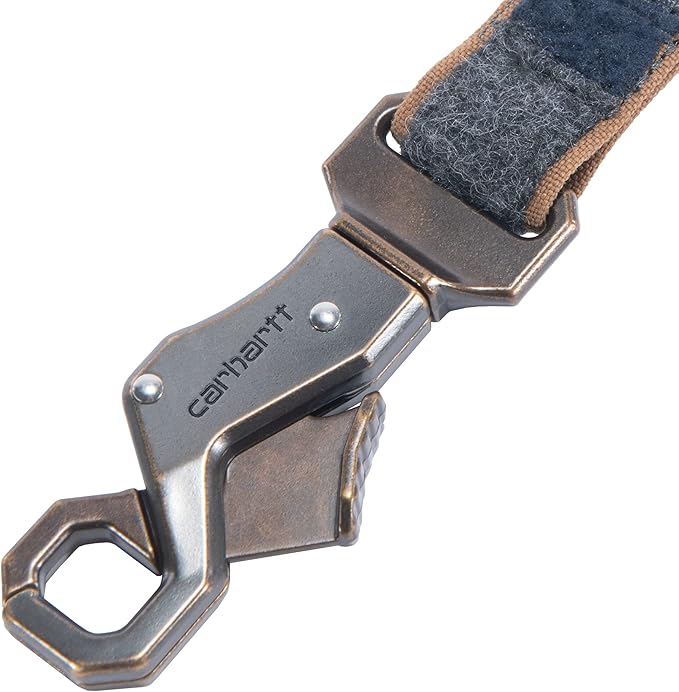 Carhartt Pet Durable Nylon Duck Leashes for Dogs, Reflective Stitching for Visibility, Blanket Stripe, One Size