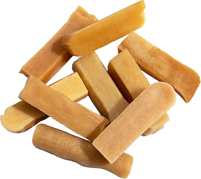 Yak Cheese Dog Treats - Natural Yak Chews from Himalayan Mountains - For Aggressive Chewers - Small, Value Pack 9 Chews - Grain Free, Lactose Free - Easily Digestible, Promotes Oral Health