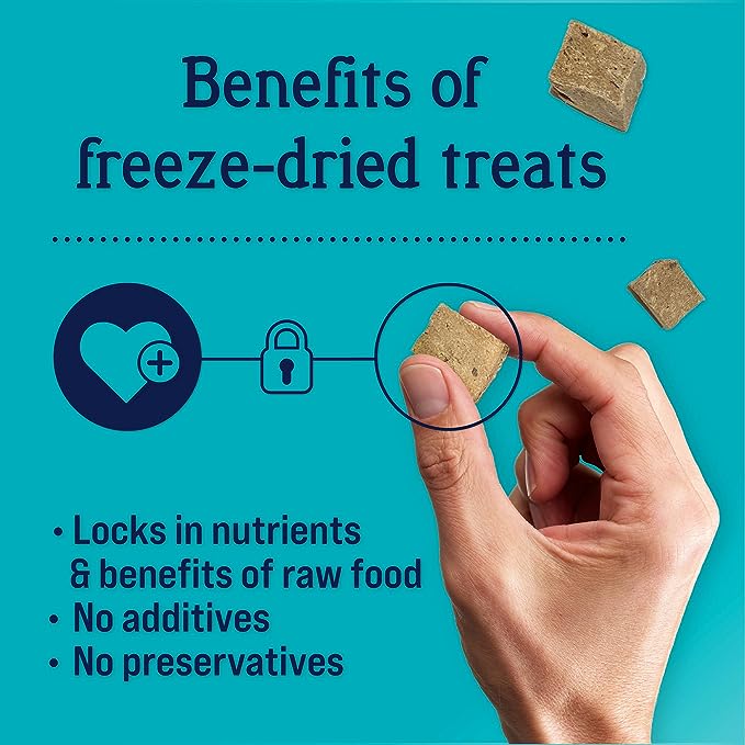 Stewart Freeze Dried Dog Treats, Beef Liver, Salmon, Chicken Liver & Chicken Breast, 4 oz, 12 oz, 14 oz, 21 oz, Resealable Tub, Grain Free & Gluten Free, Single Ingredient, Dog Training Treats