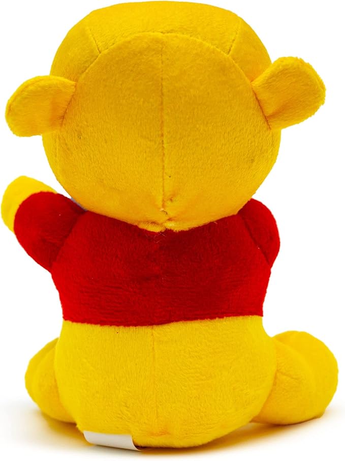 Buckle-Down Disney Dog Toy, Winnie The Pooh Winking Hunny Pot Sitting Pose Pet Toy, Plush