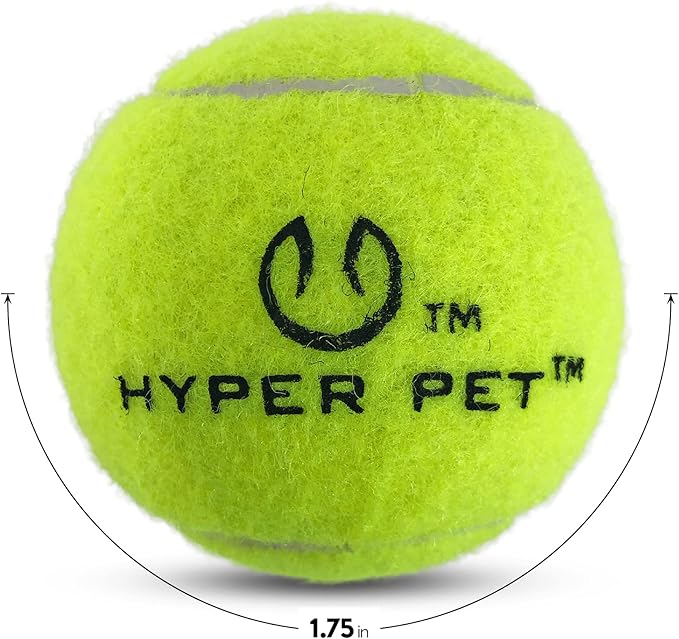 Hyper Pet MINI Tennis Balls for Dogs - 12 Pack (Dog Ball Dog Toys for Exercise, Fetch K9 Mini Kannon K2) Interactive Dog Toys & Dog Tennis Balls - Great Dog Toys for Small Dogs & Dog Gifts