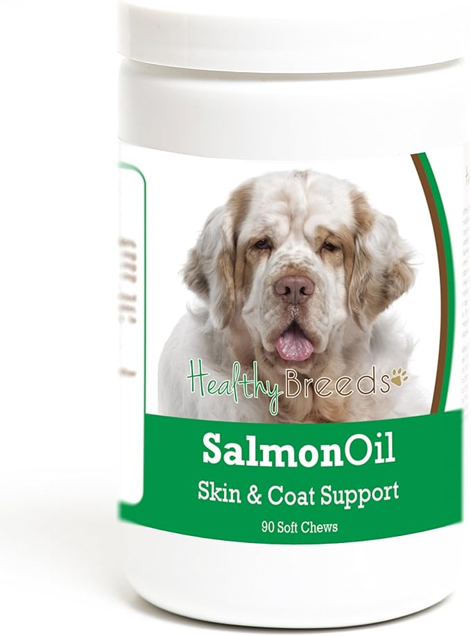 Healthy Breeds Clumber Spaniel Salmon Oil Soft Chews 90 Count