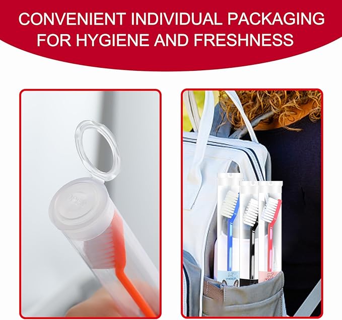 VibrantPet Toothbrush Set - 8-Pack with Dual-Head Design, Transparent Tube Packaging for Convenient Storage and Travel | Enhance Pet Dental Care