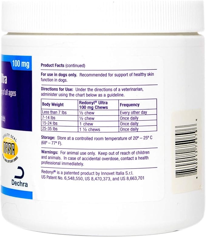 Dechra Redonyl Ultra Soft Chews for Dogs (100mg), 120 Soft Chews