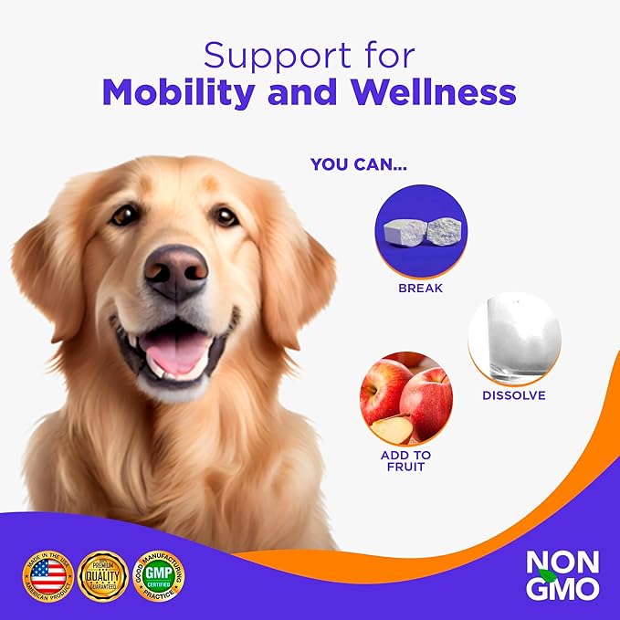 Jack & Milo - Dogs Supplement Kit - Turmeric Anti Inflammatory Hip and Joint + Organic Cranberry UTI Incontinence + Allergy, Digestive & Immune Support Probiotic - 120 Tablets x 3