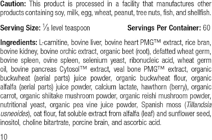 Standard Process - Canine Cardiac Support - Heart Supplement for Dogs - 25 Grams