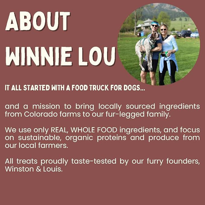 Winnie Lou Jerky Organic Jerky Dog Treats Made in The USA Human Grade Dog Treats Dog Jerky Treats All Natural Dog Treats Healthy Dog Treats (Wild Boar 2 Pack)
