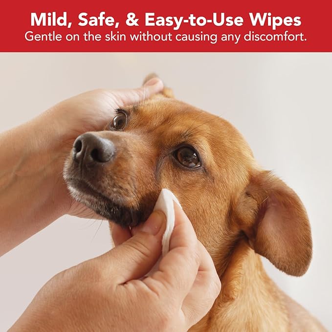 NOVEHA Pet Wipes - Formulated Pet Wipes - for Facial and finger Folds, Underarms - 3" x 2" Size (150 Count)