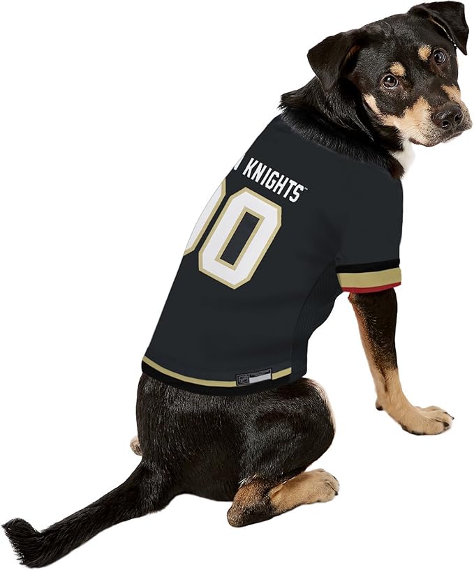 Pets First NHL Las Vegas Golden Knights Jersey for Dogs & Cats, X-Small. - Let Your Pet Be A Real NHL Fan!
