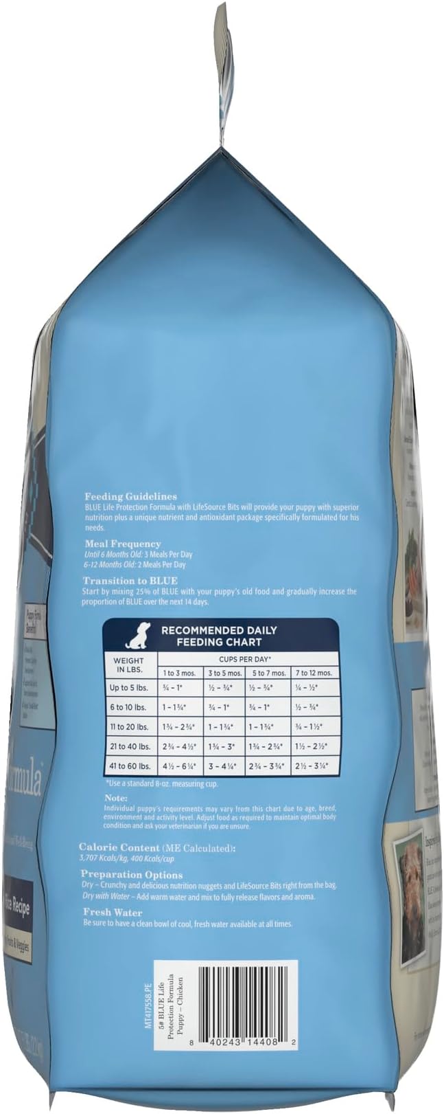 Blue Buffalo Life Protection Formula Natural Puppy Dry Dog Food, Chicken and Brown Rice 5-lb Trial Size Bag