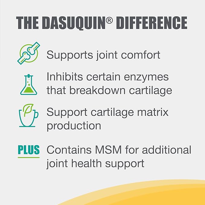 Nutramax Laboratories Dasuquin with MSM Joint Health Supplement for Large Dogs - With Glucosamine,MSM,Chondroitin,ASU,Boswellia Serrata Extract,and Green Tea Extract,2 Pack,300 Total Chewable Tablets