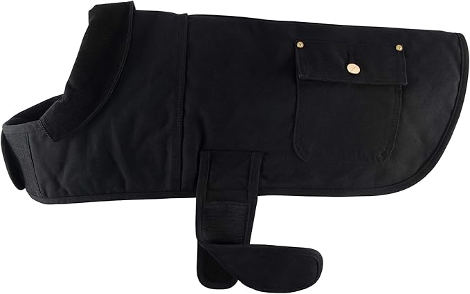 Carhartt Firm Duck Insulated Dog Chore Coat Black, Large