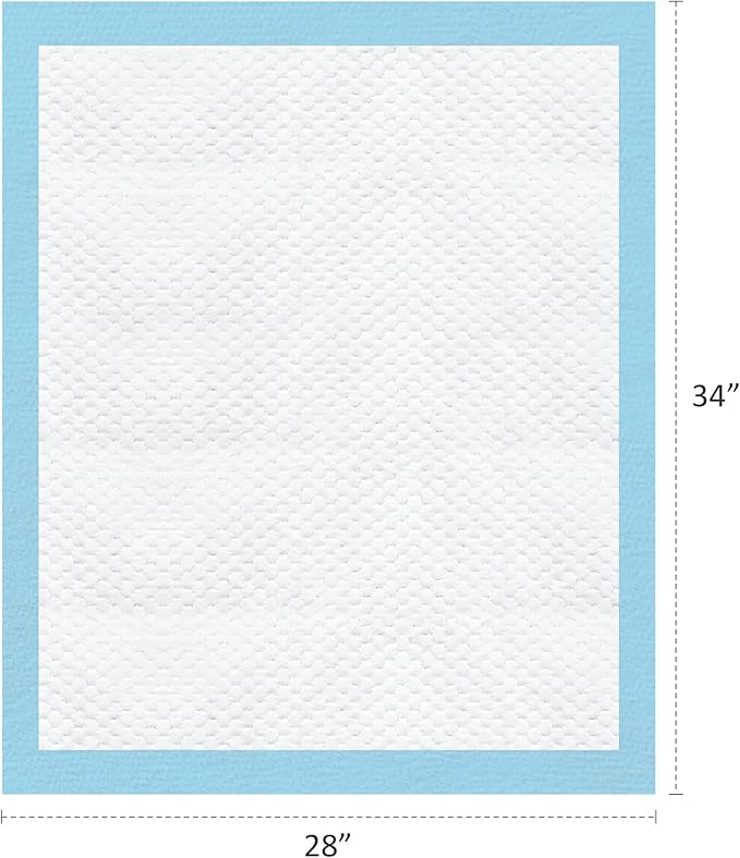 Sted Dog Pee Pads Extra Large 28"x34", Thicken 6 Layers Pee Pads for Dogs, Quickly Absorbs & Leak-Proof Dog Pads, Disposable Puppy Pads Pet Training Pads Potty Pads for Dogs, Doggie Pee Pads, 60Ct