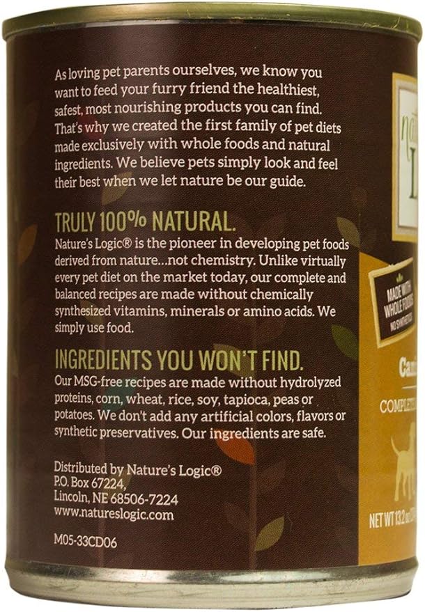 Natures Logic NL00101 Grain-Free Chicken Feast Wet Dog Food, One Size