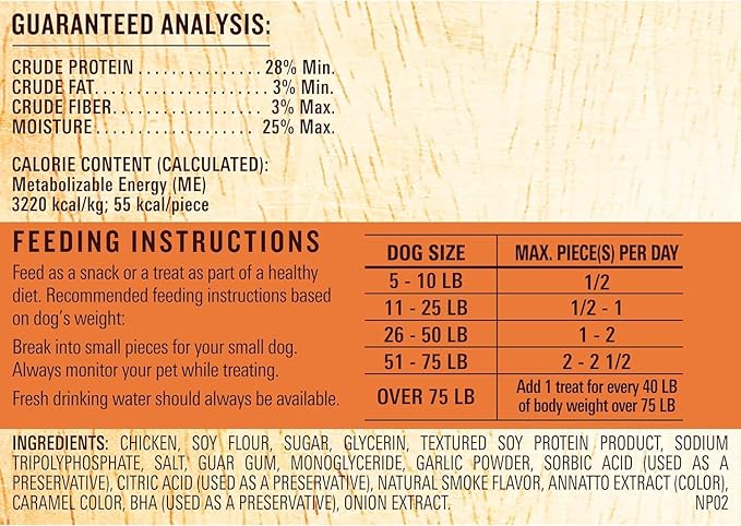 Milo's Kitchen Homestyle Dog Treats, Chicken Jerky, 8.5 Ounce, High Protein, No Artifical Flavors