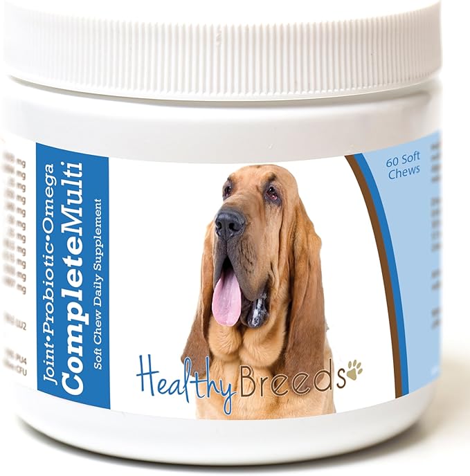 Healthy Breeds Bloodhound All in One Multivitamin Soft Chew 60 Count