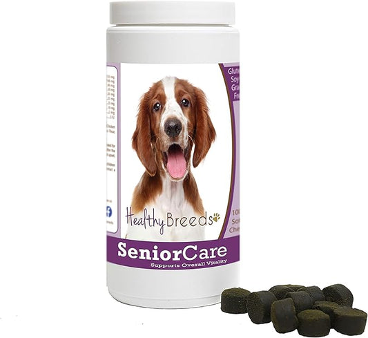 Healthy Breeds Welsh Springer Spaniel Senior Dog Care Soft Chews 100 Count