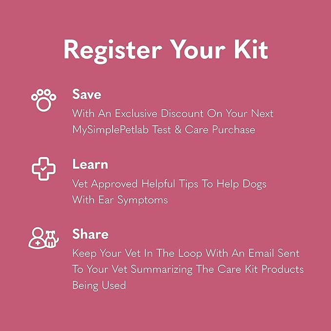 MySimplePetLab Ear Care Dog Kit | Dog Ear Cleaning Kit | Dog Ear Cleaner Solution with Dog Ear Infection Relief for Smelly, Itchy, or Sore Ears