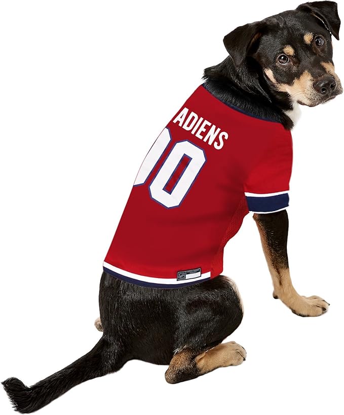 Pets First NHL Montreal Canadiens Jersey for Dogs & Cats, Small. - Let Your Pet Be A Real NHL Fan!