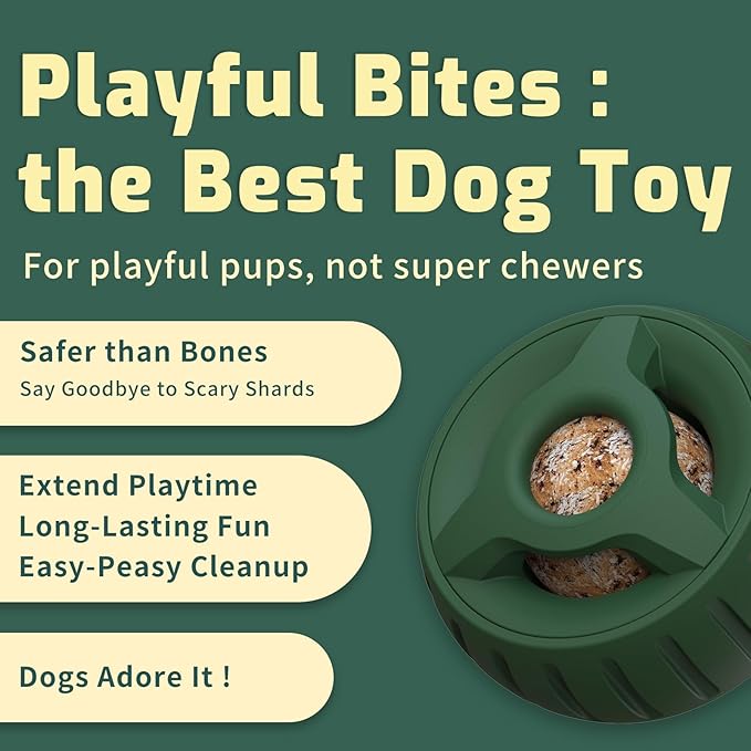 Dog Toy, Compatible with Woof Pops, Dogs Toys to Keep Them Busy, Refillable Homemade Freezable Dog Food, Reduces Anxiety Medium Large Dogs Frozen Treat Toy Holder