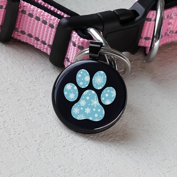 MYLUCKYTAG QR Code Pet ID Tags Dog Tags - Pet Online Profile - Scan QR Receive Instant Pet Location Alert Email