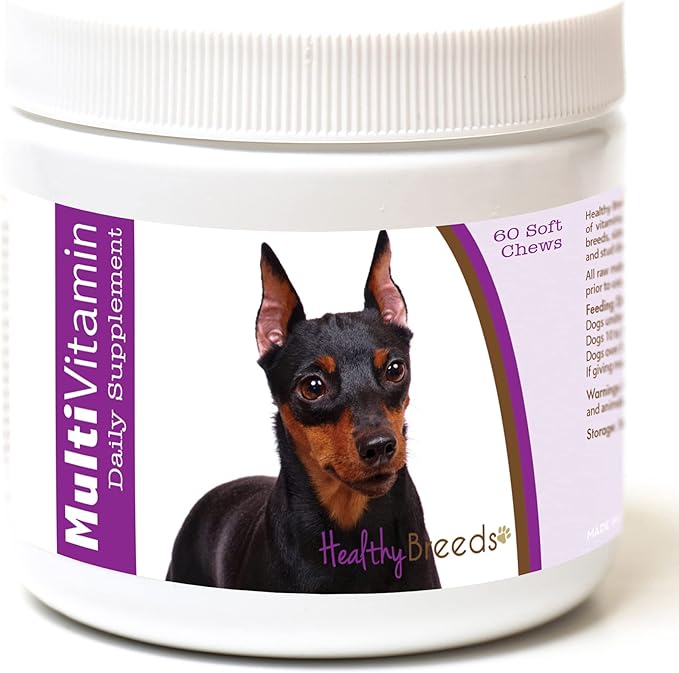 Healthy Breeds Miniature Pinscher Multi-Vitamin Soft Chews 60 Count