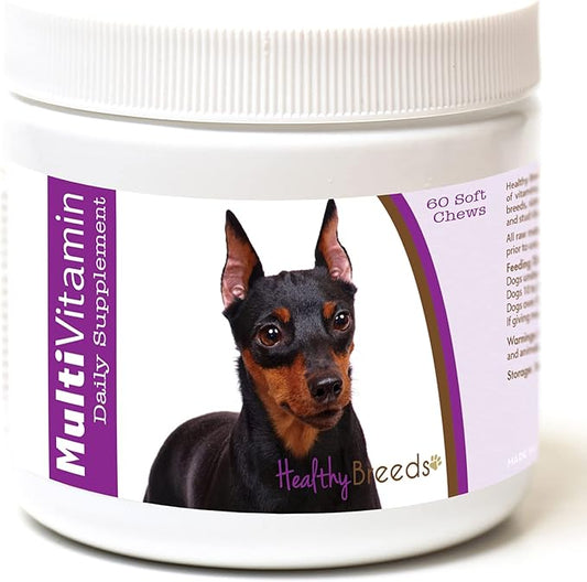 Healthy Breeds Miniature Pinscher Multi-Vitamin Soft Chews 60 Count