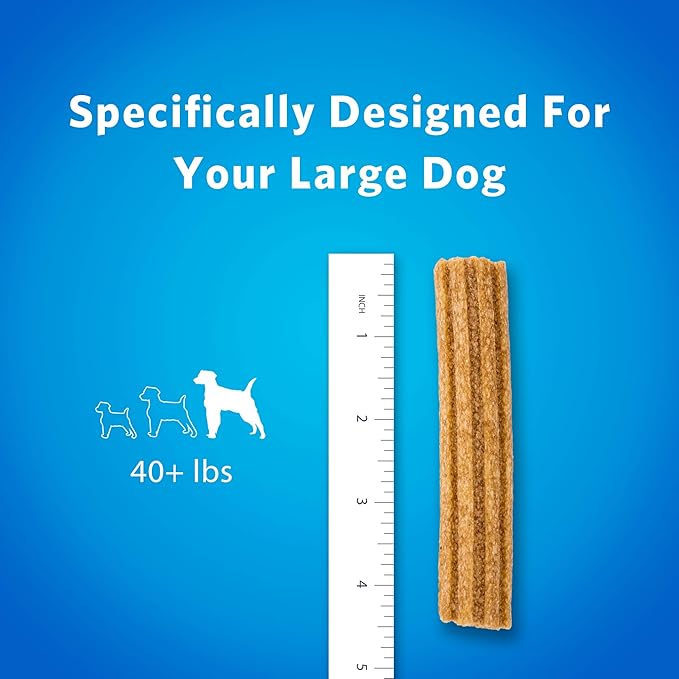 Purina Dentalife Daily Oral Care Chicken Flavor Large Breed Dog Dental Chews - 7 ct. Pouch