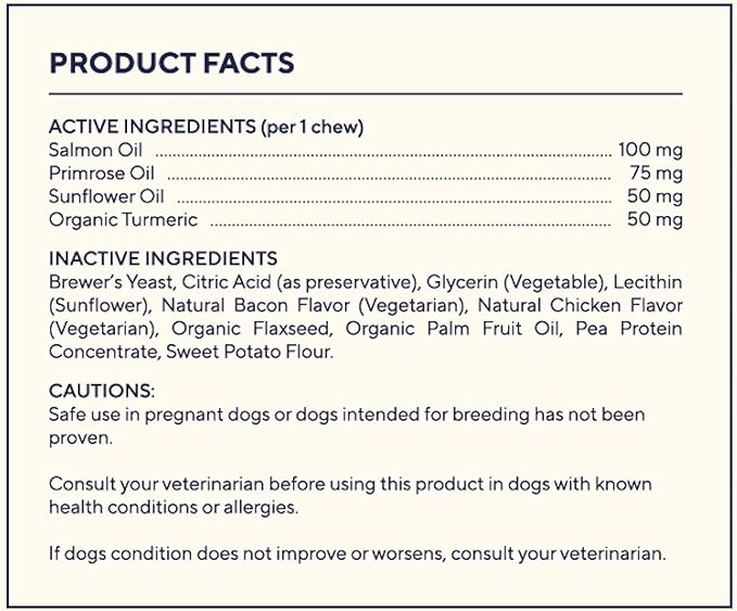 Pawfy dogs Skin & Coat Soft Chews | Allergies | Itching | Licking | Paw Biting | Scratching & More
