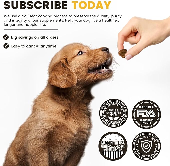 Allergy and Itch Skin Supplement | Immune Support Chews with Probiotics, Turmeric, Omega 3, Colostrum | Dog Chews for Gut & Digestive Health, Seasonal Allergies, Nose Congestion