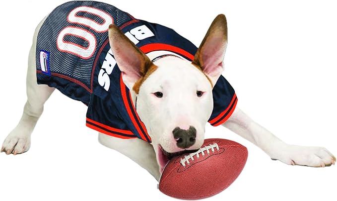 NFL Chicago Bears Dog Jersey, Size: Medium. Best Football Jersey Costume for Dogs & Cats. Licensed Jersey Shirt