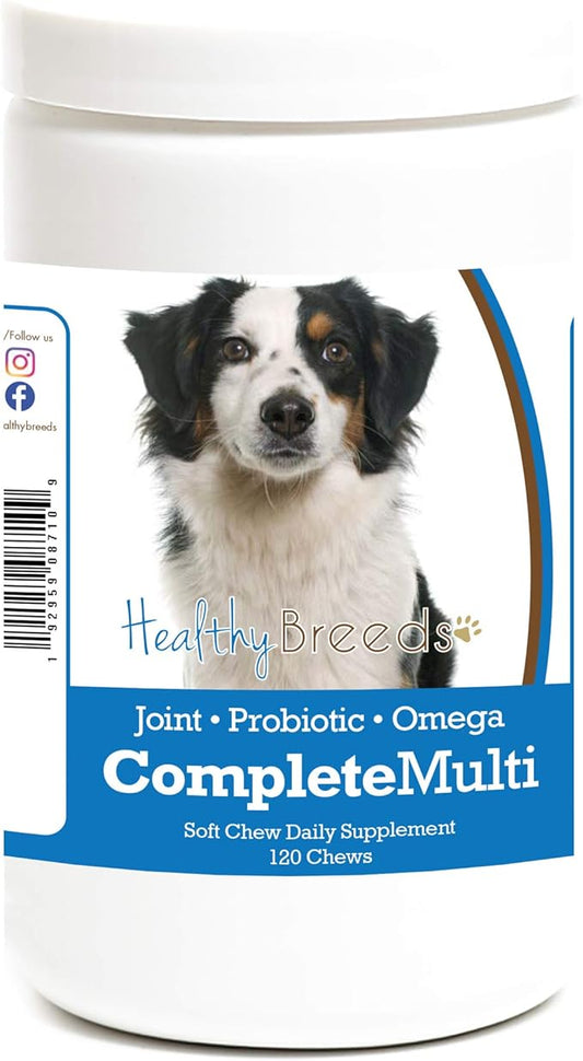 Healthy Breeds Miniature American Shepherd All in One Multivitamin Soft Chew 120 Count