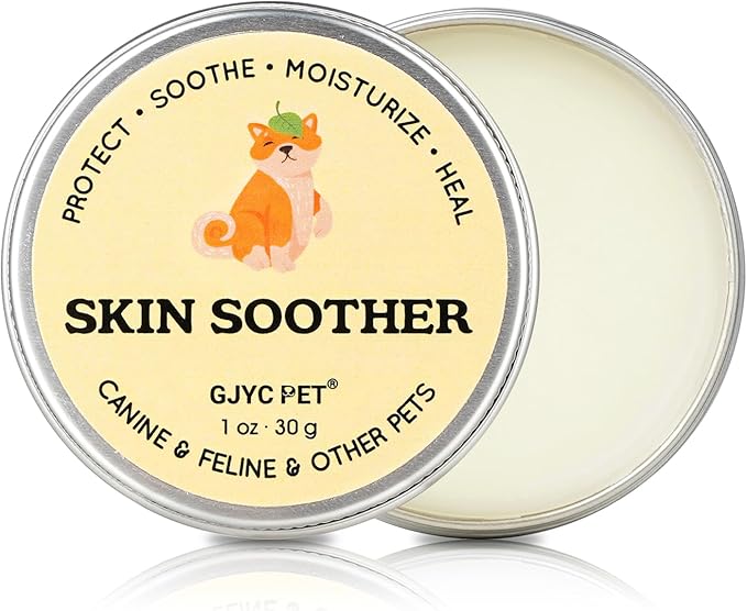 Rapid Healing & Hair Regrowth Dog Skin Soother - 1 oz. Tin - Quick Skin Repair and Hair Recovery