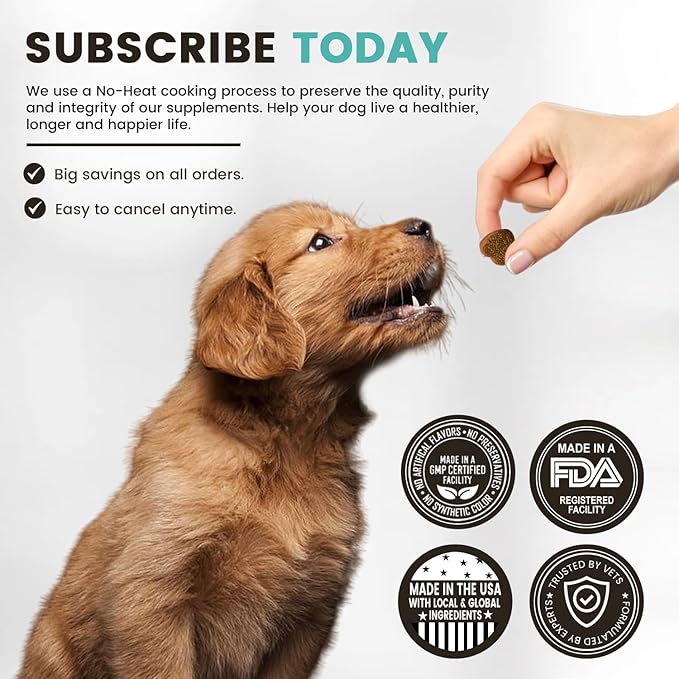 Mobility Hip and Joint Chews for Dogs Maximum Strength | Joints Health Supplement with Glucosamine, Chondroitin, MSM, Turmeric, Green Lipped Mussels, Wild Alaskan Salmon Oil, Omega 3