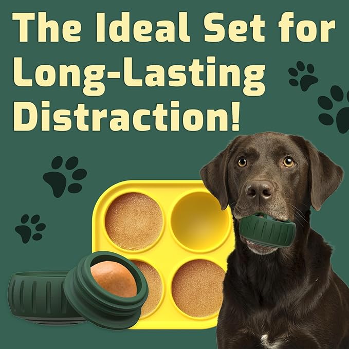 Dog Toy, Compatible with Woof Pops, Dogs Toys to Keep Them Busy, Refillable Homemade Freezable Dog Food, Reduces Anxiety Medium Large Dogs Frozen Treat Toy Holder