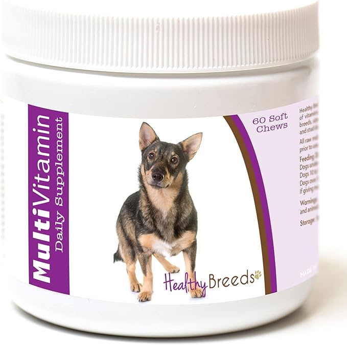 Healthy Breeds Swedish Vallhund Multi-Vitamin Soft Chews 60 Count