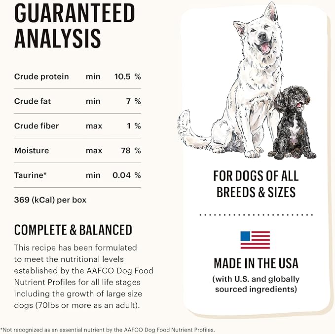 The Honest Kitchen Butcher Block Pâté: Chicken & Super Greens Wet Dog Food, 10.5 oz x6