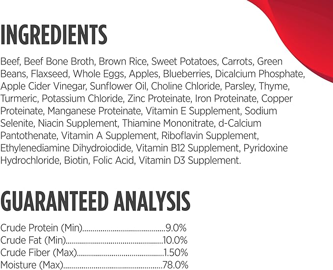 Nulo Gently-Cooked Meals Complete and Balanced Adult Wet Dog Food, Beef & Sweet Potato, 9 Oz (Pack of 8)