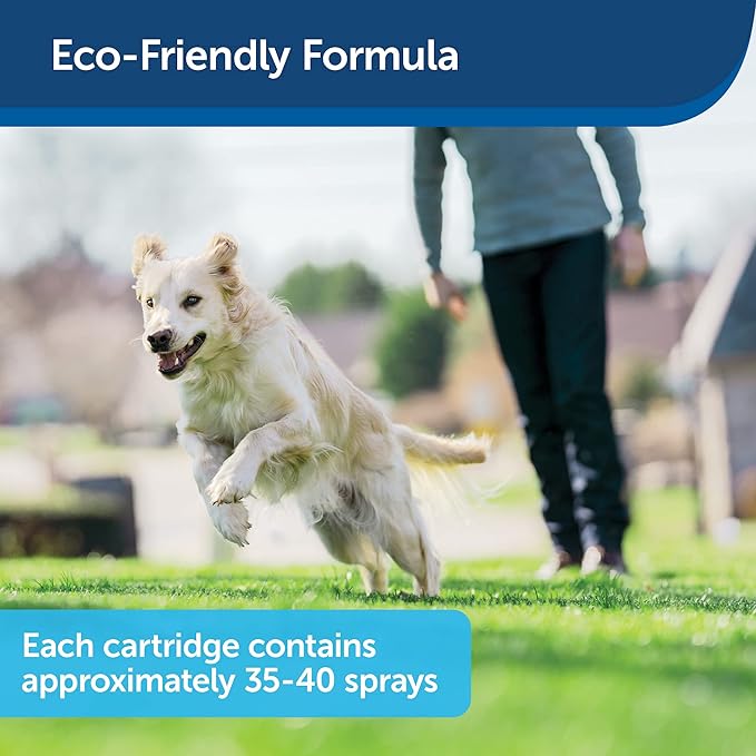 PetSafe Spray Bark Dog Collar, Automatic No Bark Device for Dogs 8 lb. and Up - Rechargeable and Water-Resistant – includes Citronella and Unscented Spray Refills & USB Charging Cable, Navy