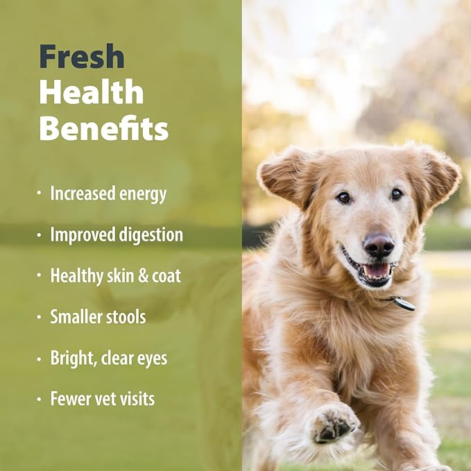 JustFoodForDogs Frozen Fresh Dog Food, Complete Meal or Dog Food Topper, Beef & Russet Potato Human Grade Dog Food Recipe, 72 oz (Pack of 7)