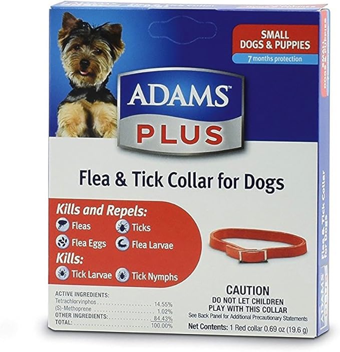 Adams Plus Flea & Tick Collar For Small Dogs