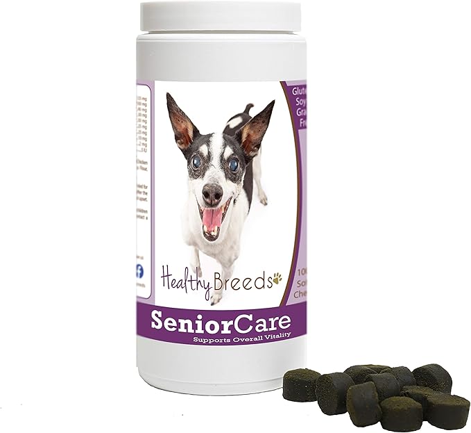 Healthy Breeds Rat Terrier Senior Dog Care Soft Chews 100 Count