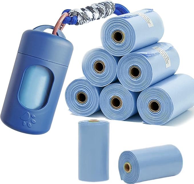A&H ZIER Poop Bags Holder with Portable Colorful Lanyard, Soft-touch Dog Poop Bags Dispenser Dog Waste Bags, Compatible with any Dog Walking Accessories