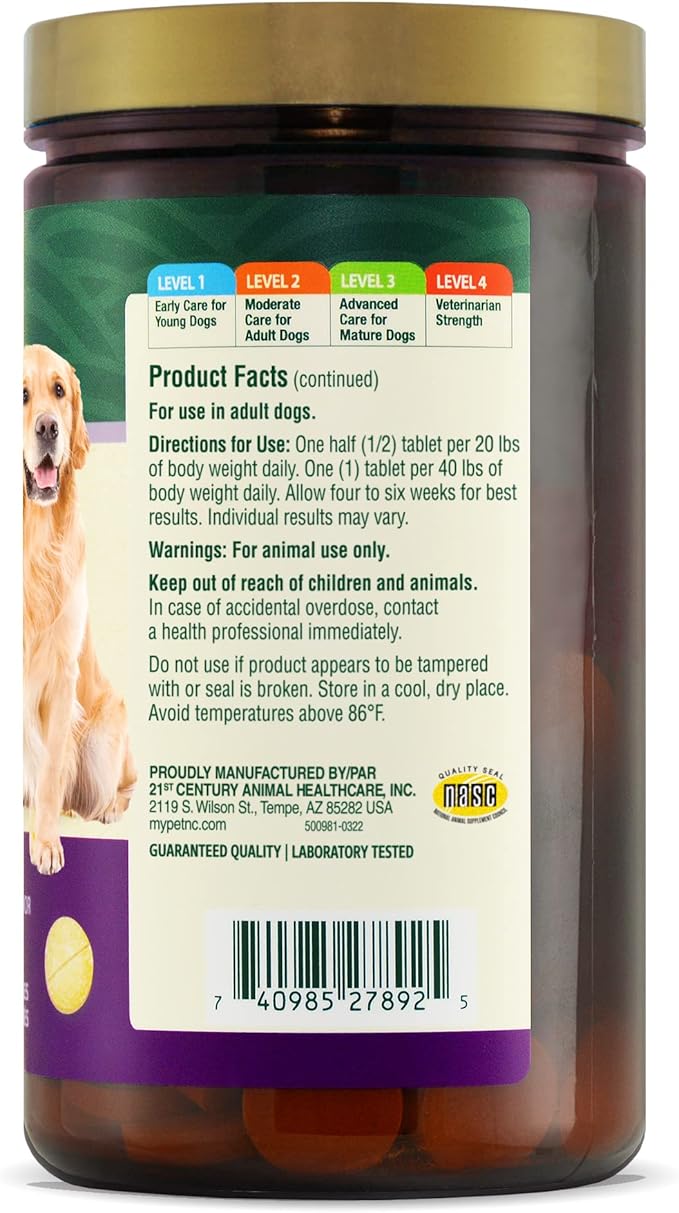 PetNC Natural Care Hip and Joint Health Advanced Chewables for Dogs 150 count
