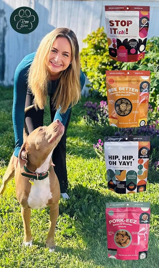 Stop It! Skin and Coat Supplement with Omega-3, EPA and DHA, and Other Ingredients scientifically Proven to Encourage Healthy Skin and a Shiny Coat. May Reduce itching and Scratching.