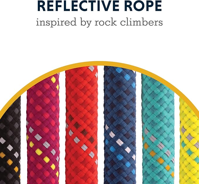 Ruffwear, Knot-a-Collar Dog Collar, Climbing Rope Collar for Everyday Use, Red Sumac, 14"-20"