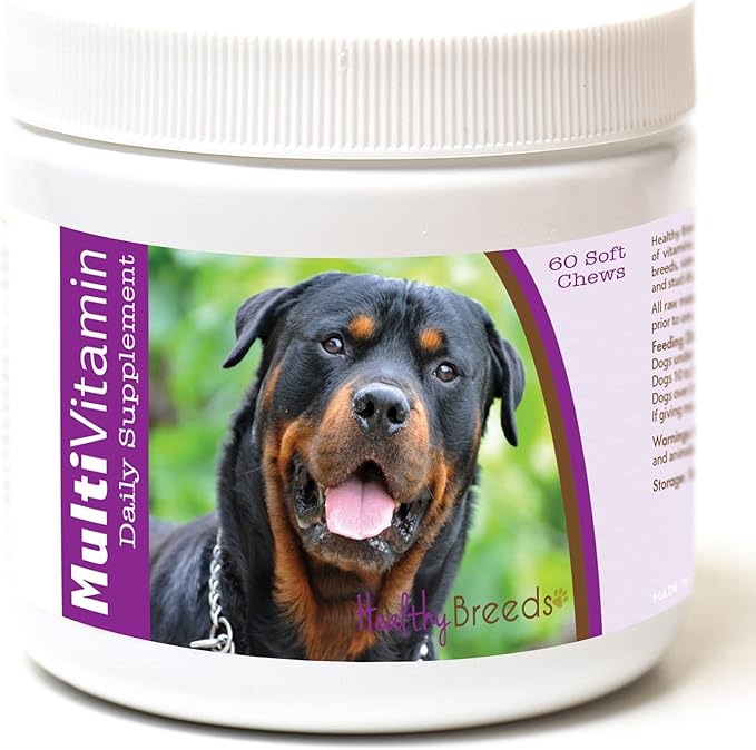 Healthy Breeds Rottweiler Multi-Vitamin Soft Chews 60 Count