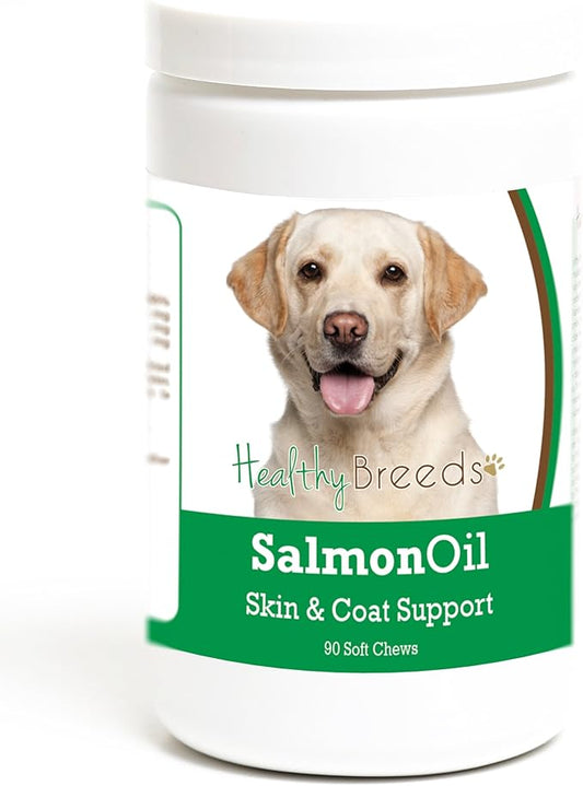 Healthy Breeds Labrador Retriever Salmon Oil Soft Chews 90 Count